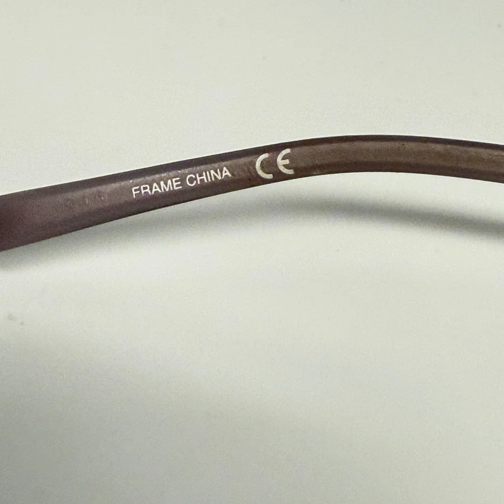 Airlock Love Always‎ Collection 01 135 Rimless Eyeglasses Frames Purple Brown